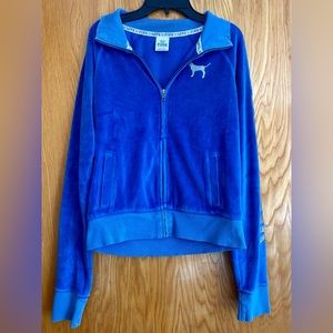 PINK Steel Blue Half Zip Up | S